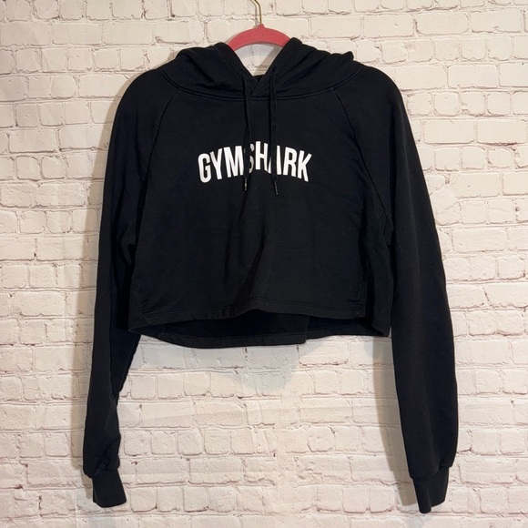 GYMSHARK Cropped Logo Hoodie, size Large - Picture 2 of 9